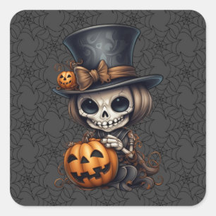 Steampunk Skeleton Stickers