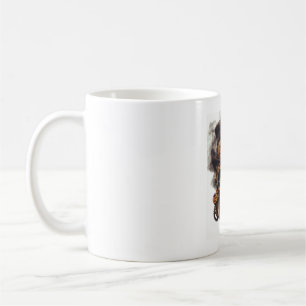 Steampunk Skull Engine Coffee Mug