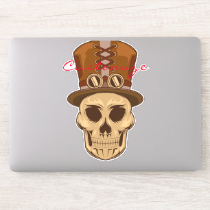 Steampunk Skull in Top Hat Thunder_Cove