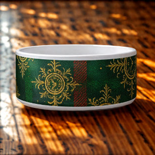 Steampunk Snowflake Red and Green Tartan