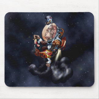 Steampunk Space Chimp Mouse Pad