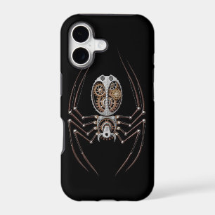Steampunk Spider on Black