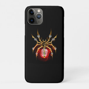 Steampunk spider on black Case-Mate iPhone case