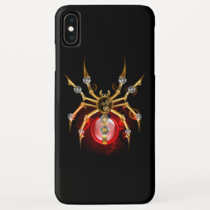 Steampunk spider on black Case-Mate iPhone case