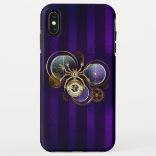 Steampunk Spider on Purple Background Case-Mate iPhone Case