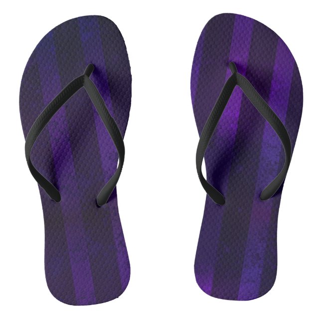 Steampunk Spider on Purple Background Jandals (Footbed)