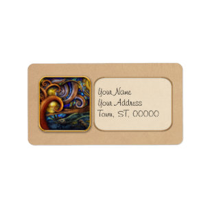 Steampunk - Starry night Label