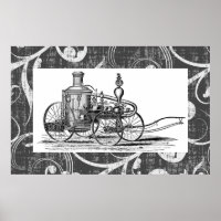 Steampunk Steam Fire Engine