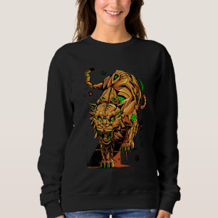 steampunk steam tiger sweatshirt