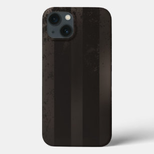 Steampunk striped brown background iPhone 13 case