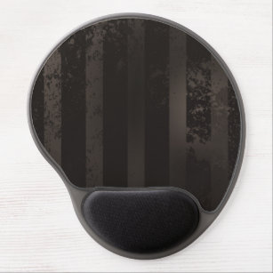 Steampunk striped brown background gel mouse pad