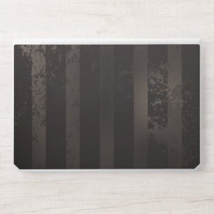 Steampunk striped brown background HP laptop skin