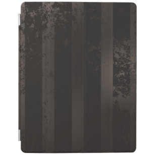 Steampunk striped brown background iPad cover