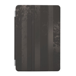 Steampunk striped brown background iPad mini cover