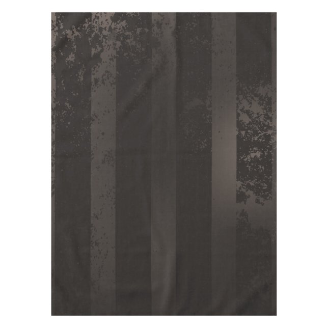 Steampunk striped brown background tablecloth (Front)