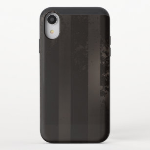 Steampunk striped brown background iPhone XR slider case