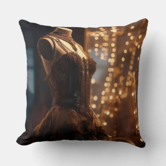 Steampunk Style Dress Cushion