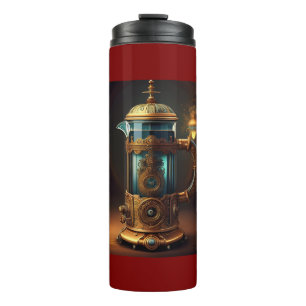 Steampunk Style French Press Thermal Tumbler