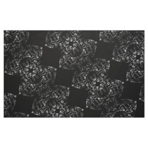 Steampunk "Thank You" Motor Hearts Fabric