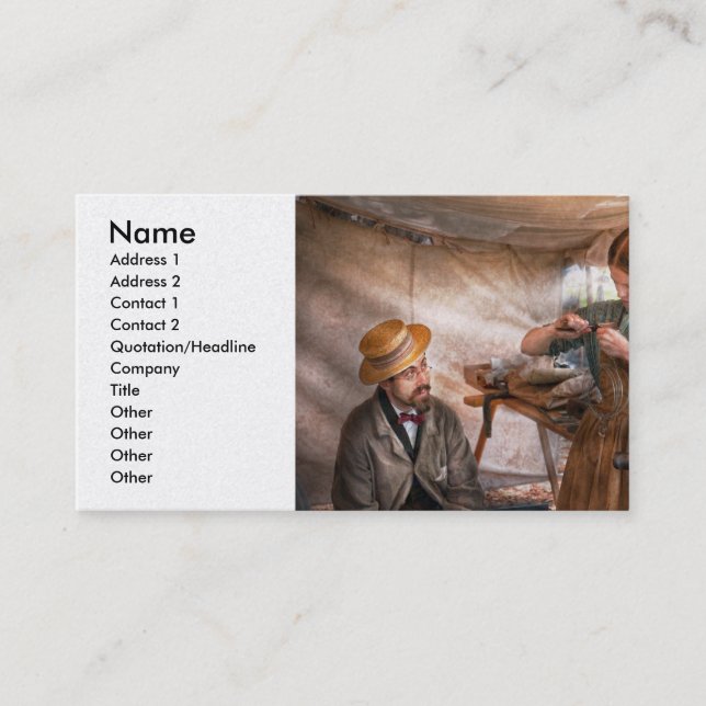Steampunk - The Apprentice Business Card (Front)