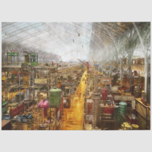 Steampunk - The city of wonderment 1889 Tissue Paper