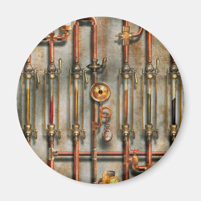 Steampunk - The lubrication manifold Magnet (Front)
