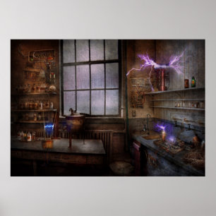 Steampunk - The Mad Scientist Poster