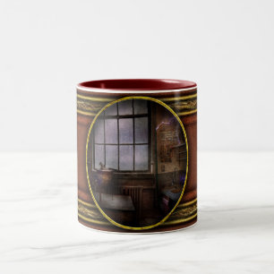 Steampunk - The Mad Scientist Two-Tone Coffee Mug