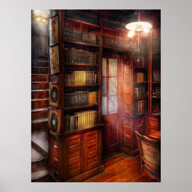 Steampunk - The semi-private study Poster (Front)