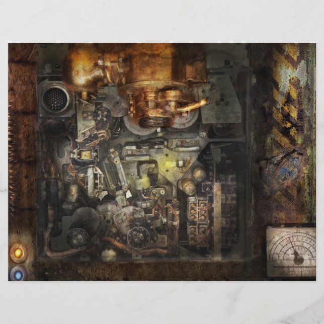 Steampunk - The Turret Computer Flyer (Front)