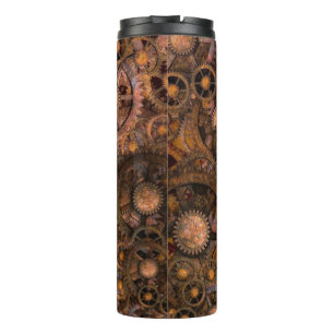 Steampunk Thermal Tumbler