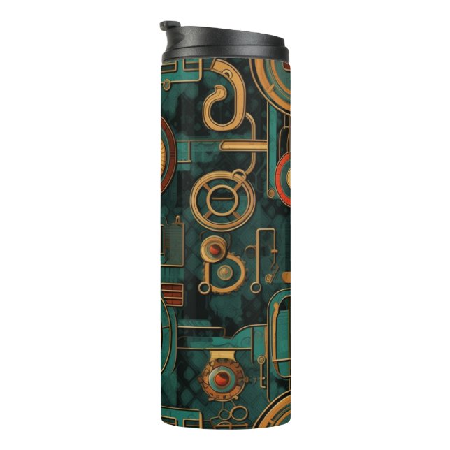 Steampunk Thermal Tumbler (Rotated Right)