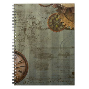 Steampunk Time Machine Notebook
