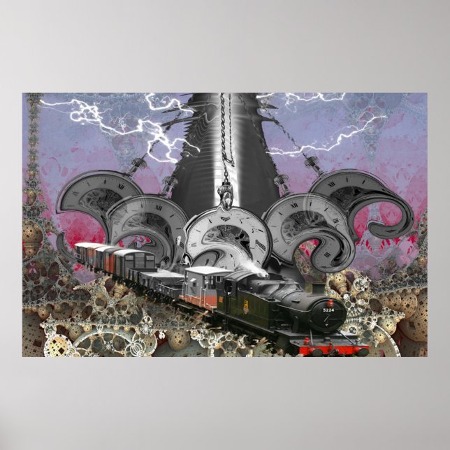 Steampunk Time Machine Poster (Front)