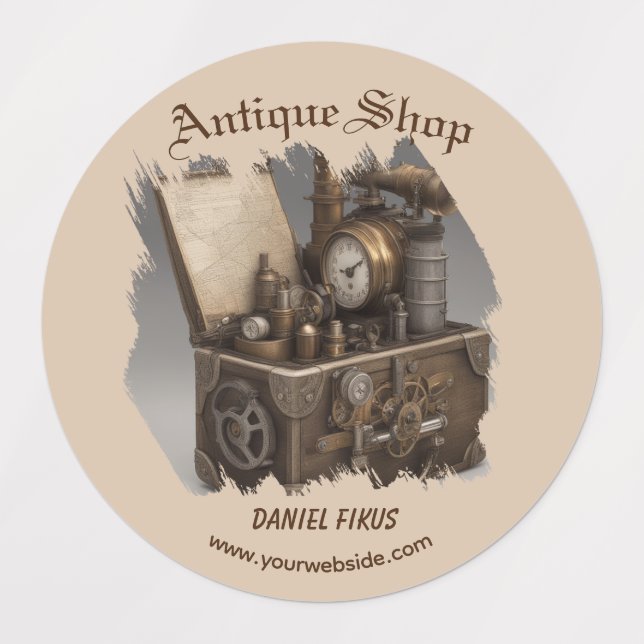 Steampunk Time Machine - Vintage Treasure Chest  (Design 3)