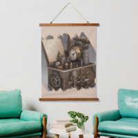 Steampunk Time Machine - Vintage Treasure Chest 