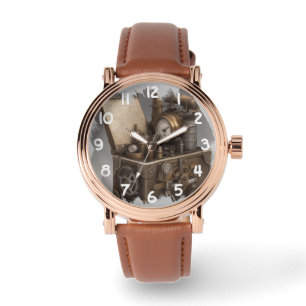 Steampunk Time Machine - Vintage Treasure Chest  Watch
