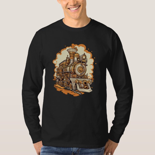 Steampunk Train T-Shirt (Front)