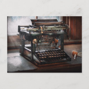 Steampunk - Typewriter - A really old typewriter Postcard