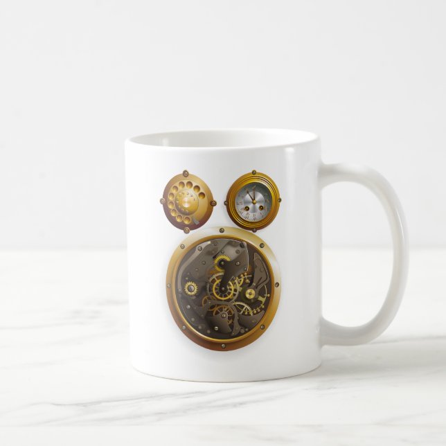 Steampunk Uhr Coffee Mug (Right)