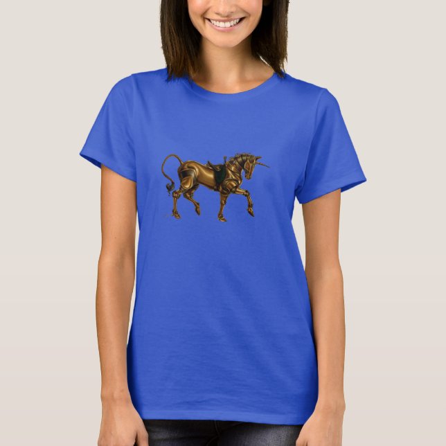 Steampunk Unicorn Sketch Shirt (Front)