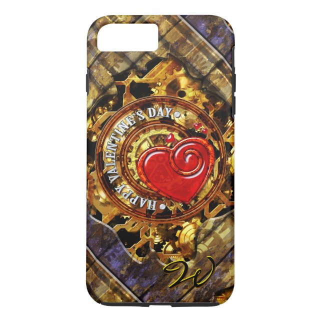 Steampunk Valentine's Day 1B Case-Mate iPhone Case (Back)
