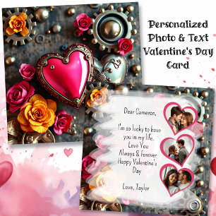 Steampunk Valentine's Day   Unique Photo Template