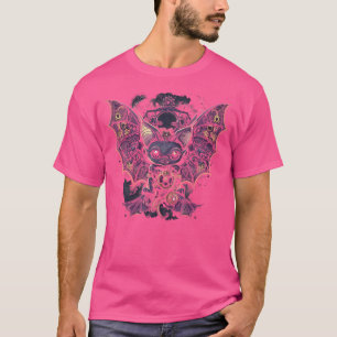 Steampunk Vampire Bat With Fangs Wings And Gears G T-Shirt