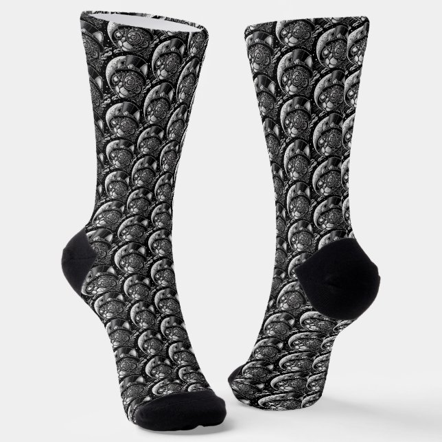 Steampunk Victorian Cat Socks (Angled)