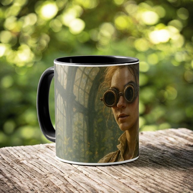 Steampunk Victorian Gardener Art Mug (Creator Uploaded)