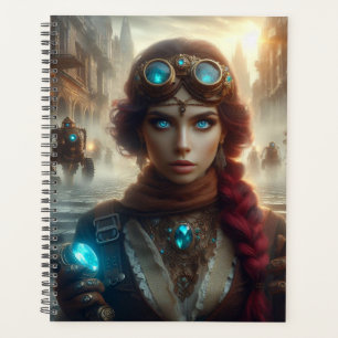 Steampunk Victorian Industrial Lady Adventuress Planner