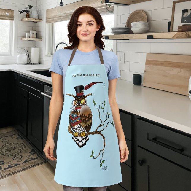 Steampunk Victorian Owl Apron (Creator Uploaded)