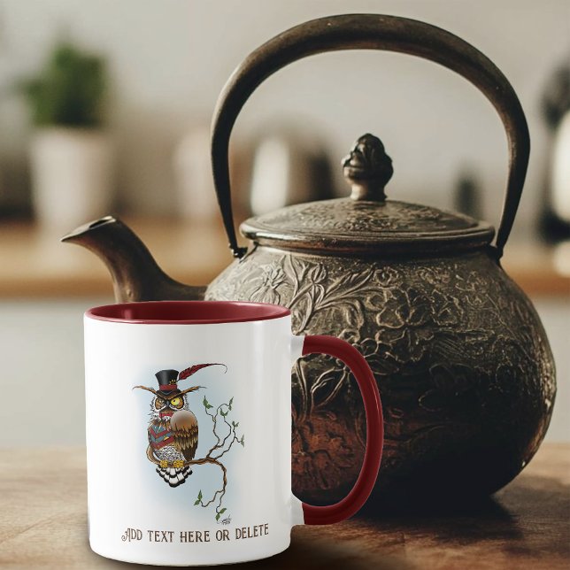 Steampunk Victorian Owl Mug (Creator Uploaded)