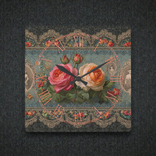 Steampunk Victorian Wall Clock